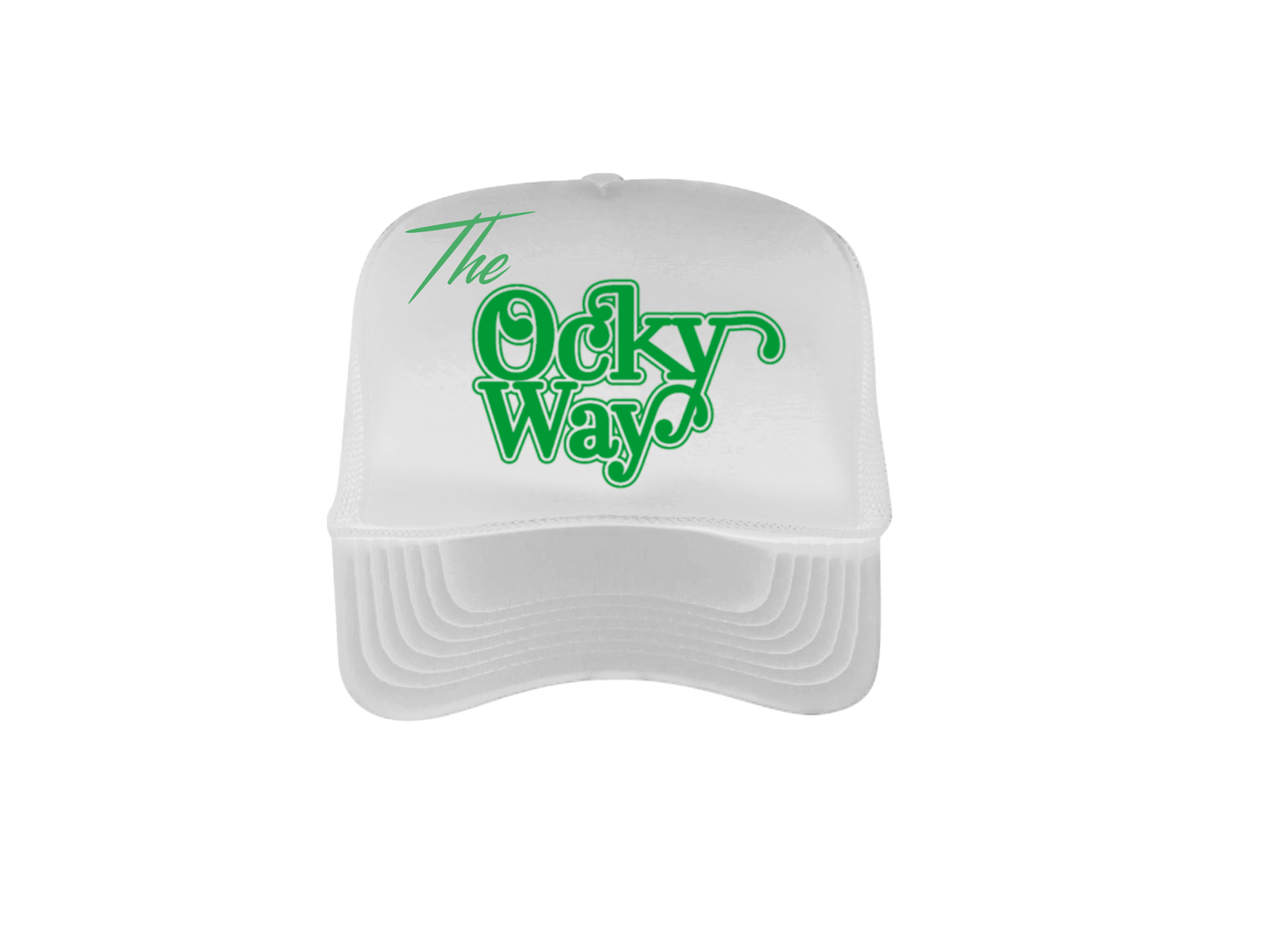 OCKY WAY FOAM TRUCKER - WHITE & GREEN