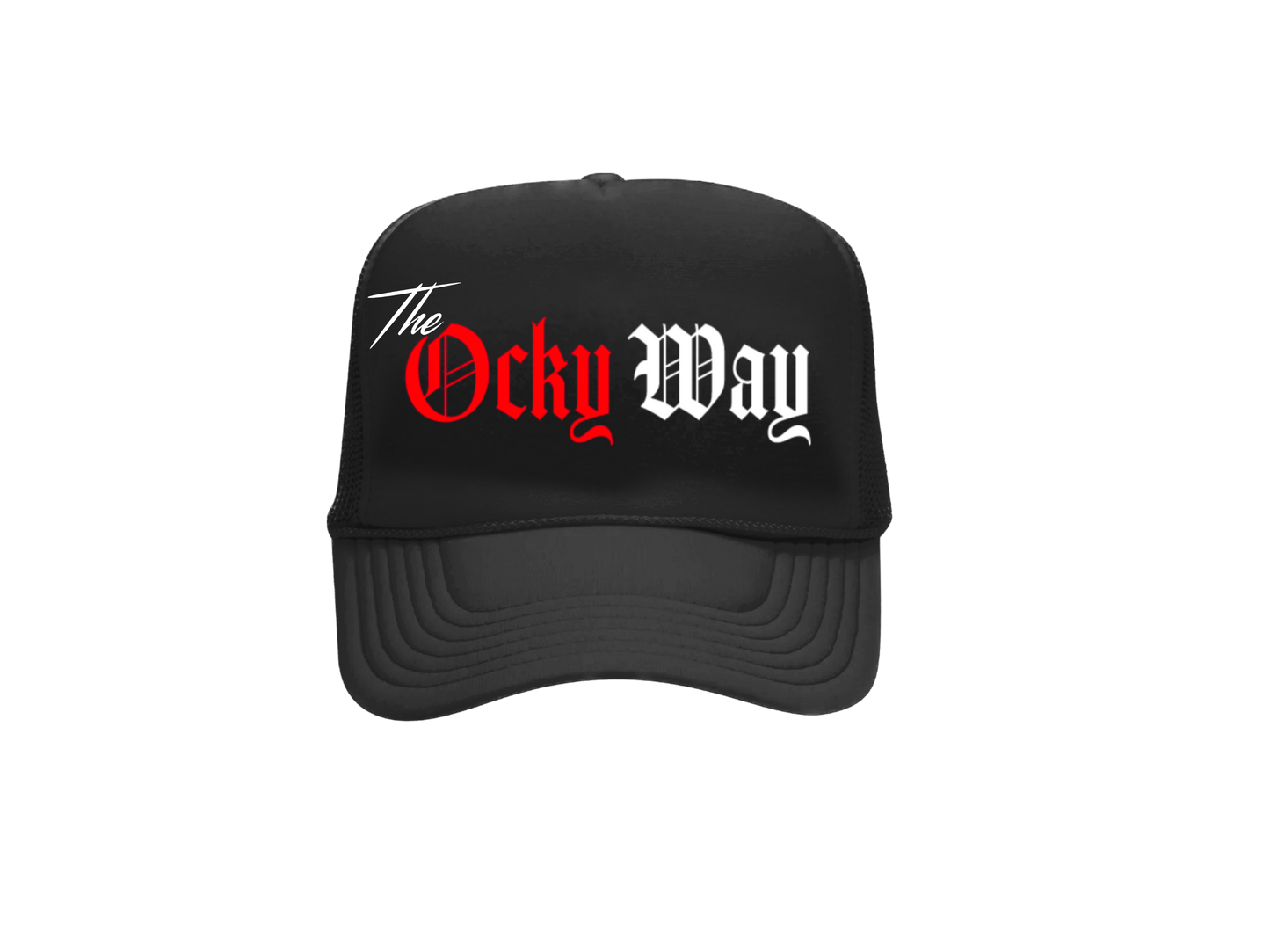 THE OCKY WAY FOAM TRUCKER - RED/WHITE/BLACK