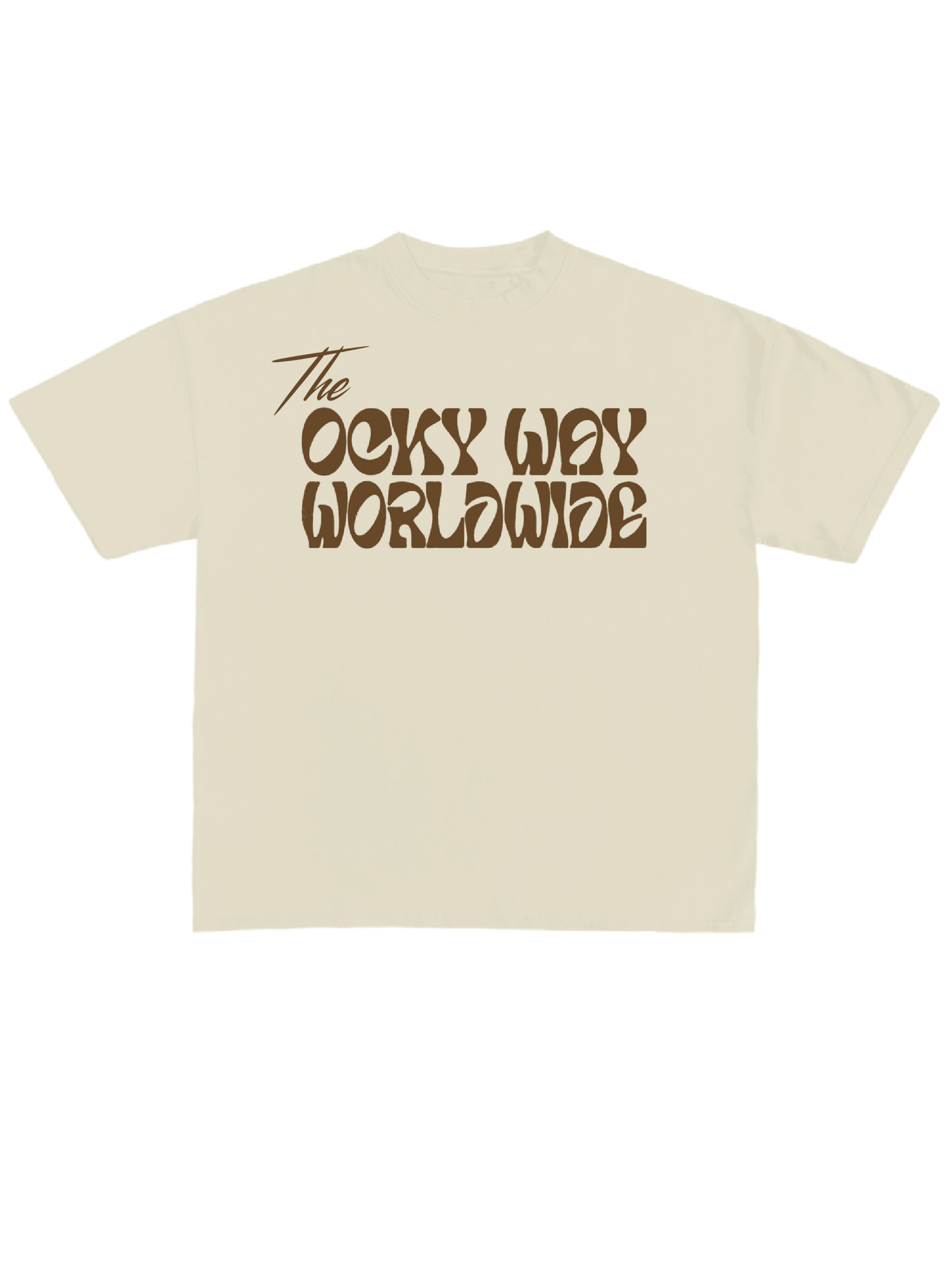 OCKY WAY TSHIRT - CREAM